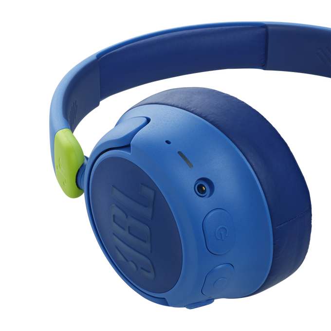 JBL JR 460NC - Blue - Wireless over-ear Noise Cancelling kids headphones - Detailshot 1 image number null